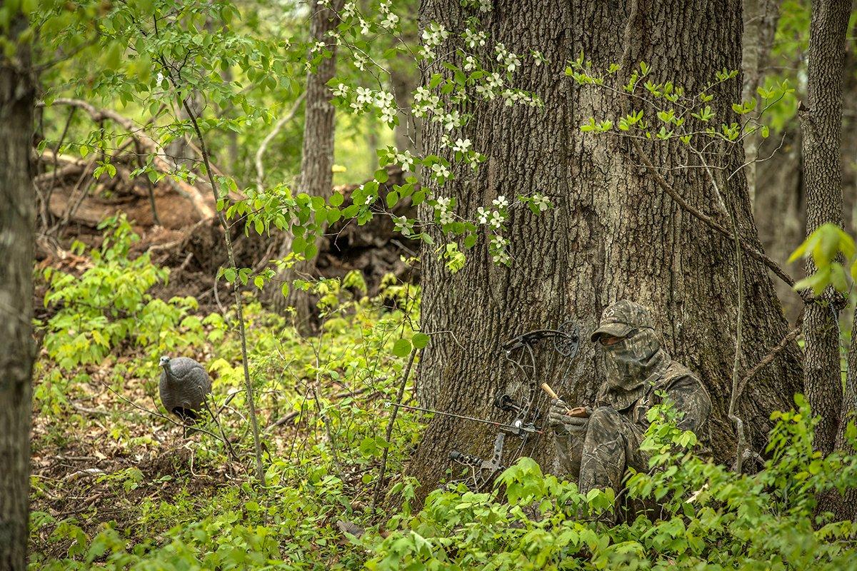 Though ground blinds have their place, the author prefers a mobile approach during some phases of the season. Image by Bill Konway