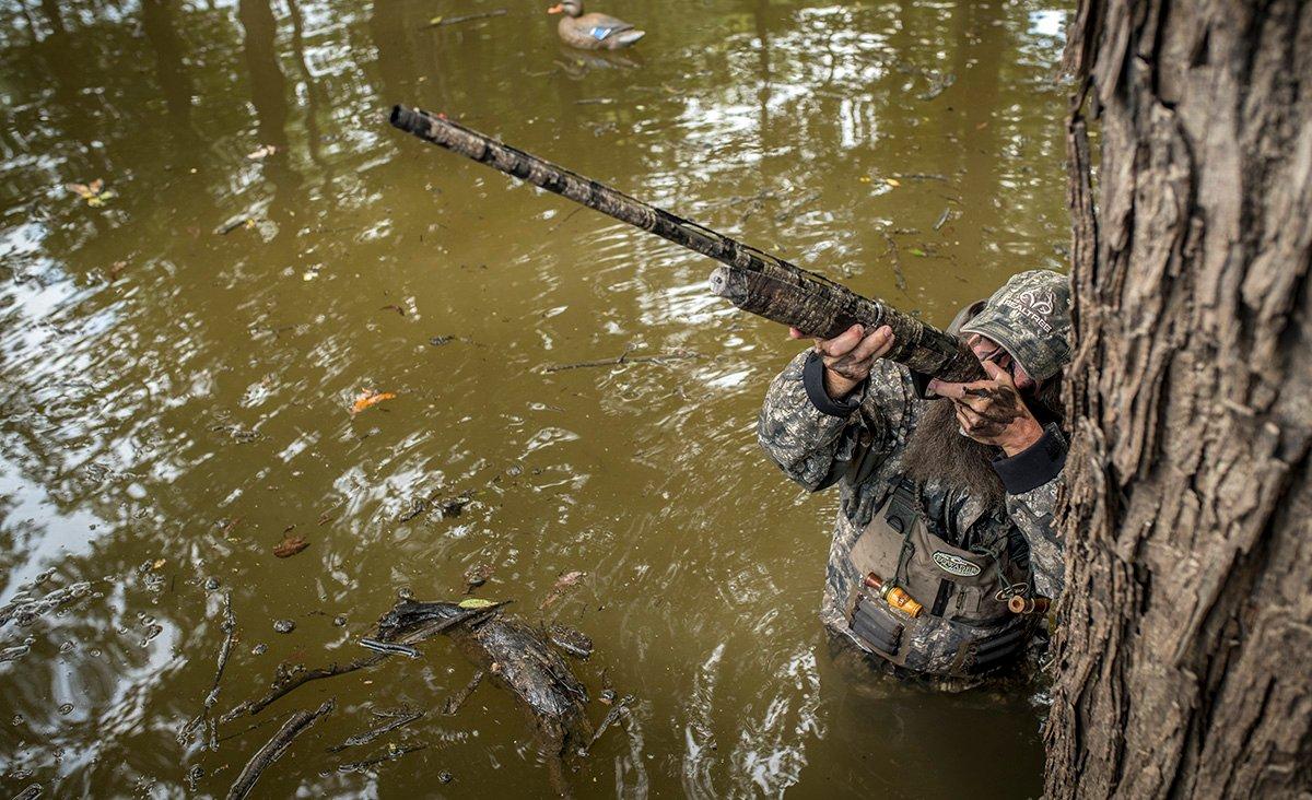 Longer, heavier shotguns might boost duck-shooting performance. Or not. It depends. Photo © Bill Konway