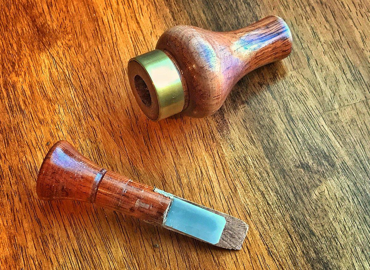Check the reeds and corks in your duck and goose calls periodically to make sure they're not worn, cracked or dirty. Photo © Bill Konway