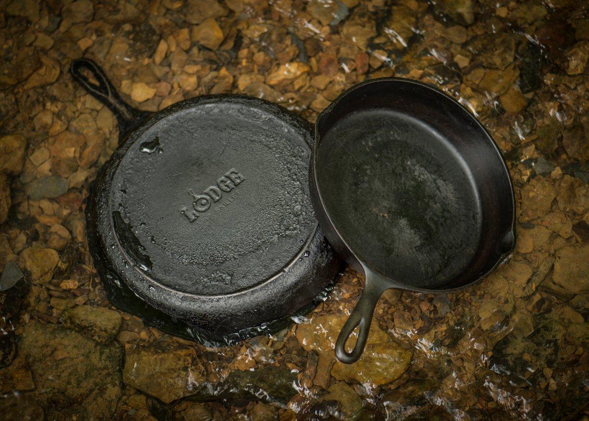 How to Make a Modern Cast-Iron Pan Smooth Like Antique Cookware - Realtree  Store