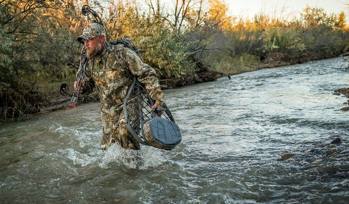 Deer don't like wading water any more than you do. Scout for easy creek crossings. (Bill Konway Image)