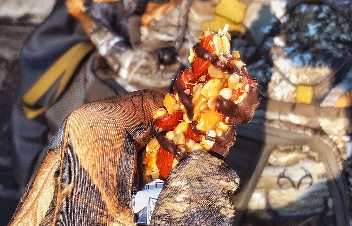 It's especially important to eat right when you're hunting hard. (Bill Konway photo)