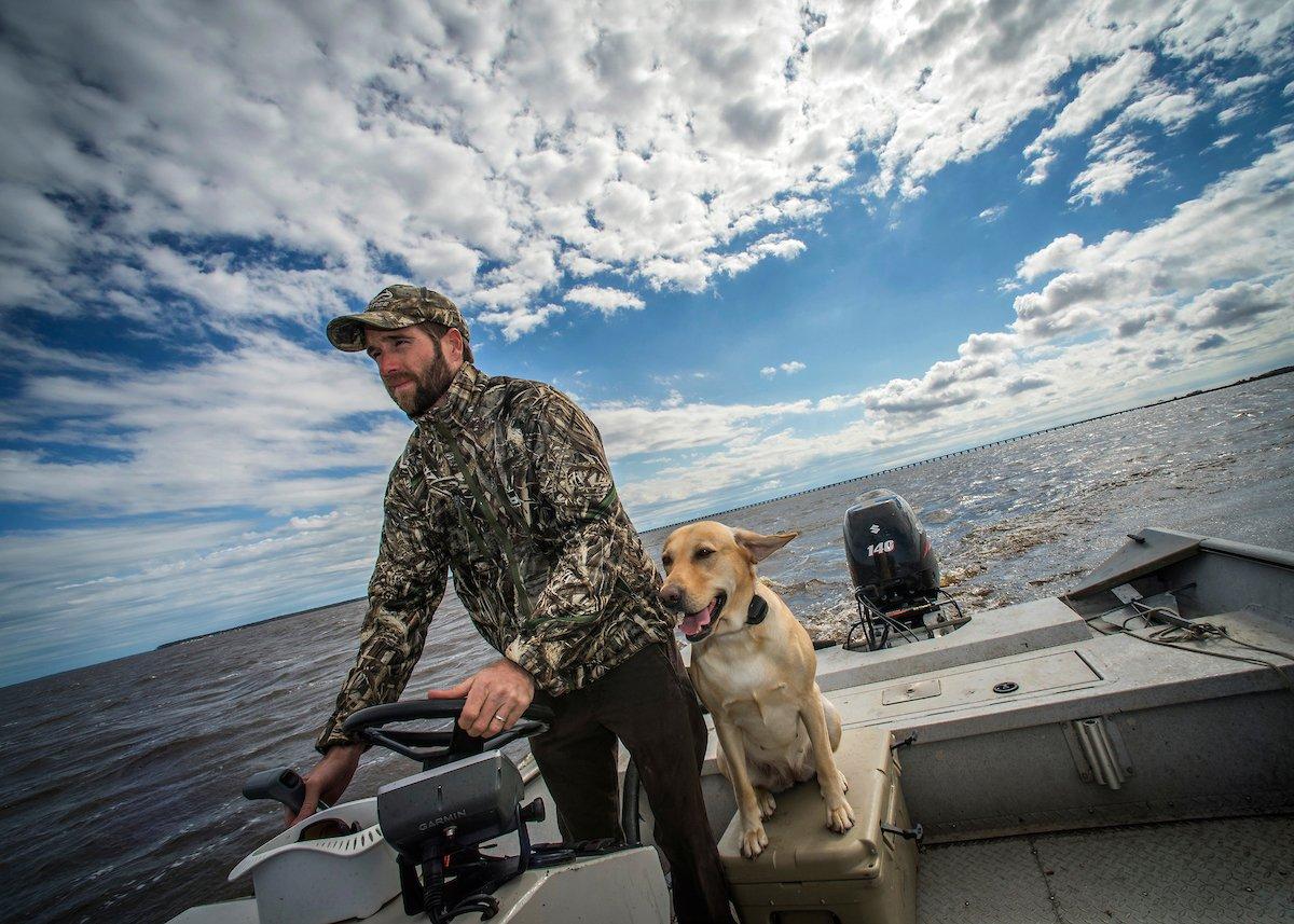 Blinds and pits are great, but the open water calls to many hunters. Plying big-water divers where they feed and loaf is a unique waterfowling experience. Photo © Bill Konway
