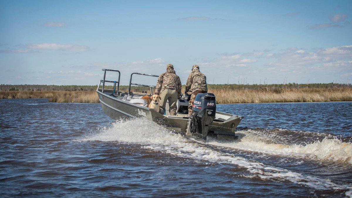 Waterfowlers should prepare their boats and adopt a safety-first attitude on the water. Photo © Bill Konway