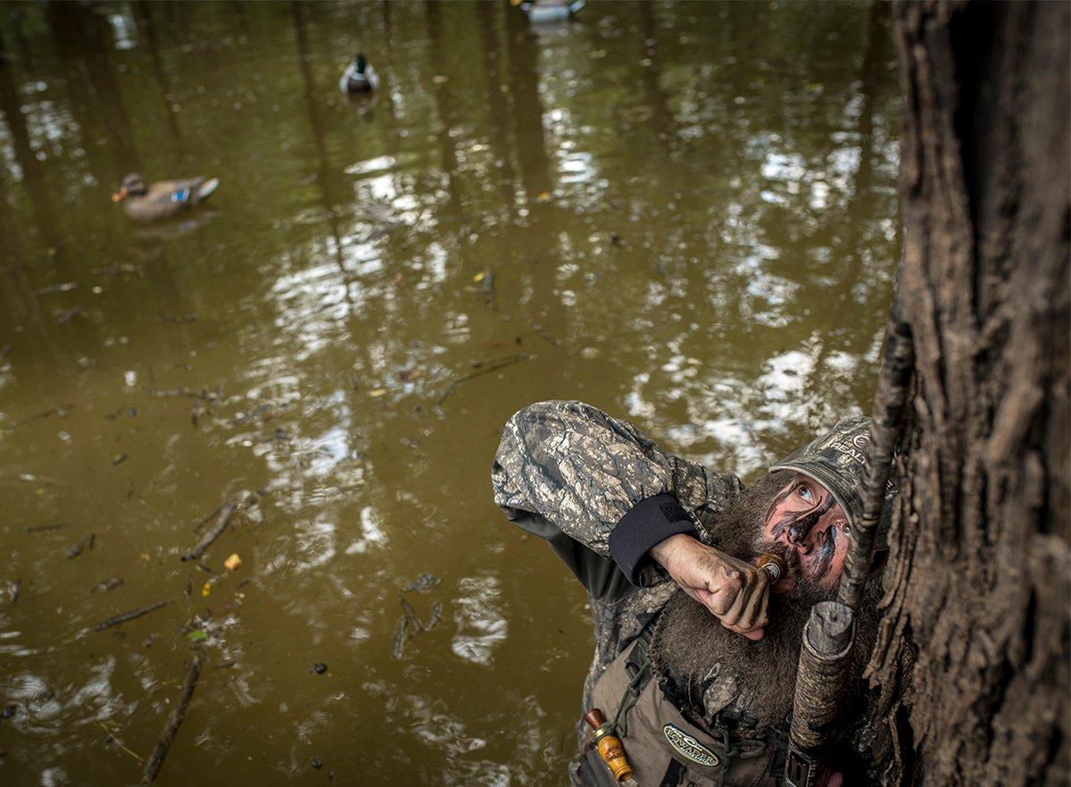 Flooded timber presents an obvious calling situation, as birds track each other via sound. Photo © Bill Konway