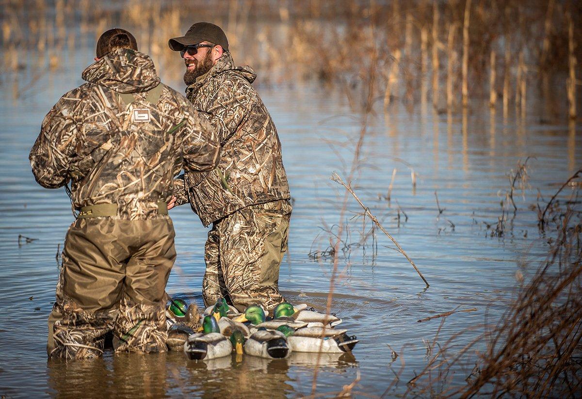 Waterfowling is always more enjoyable when shared, but hunting with a friend presents challenges. Photo © Bill Konway