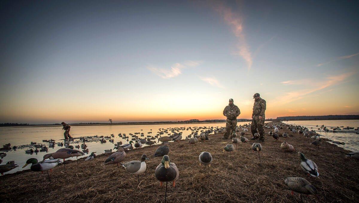 Top waterfowlers don't depend on luck. They innovate and try every trick possible to fill straps. Photo © Bill Konway