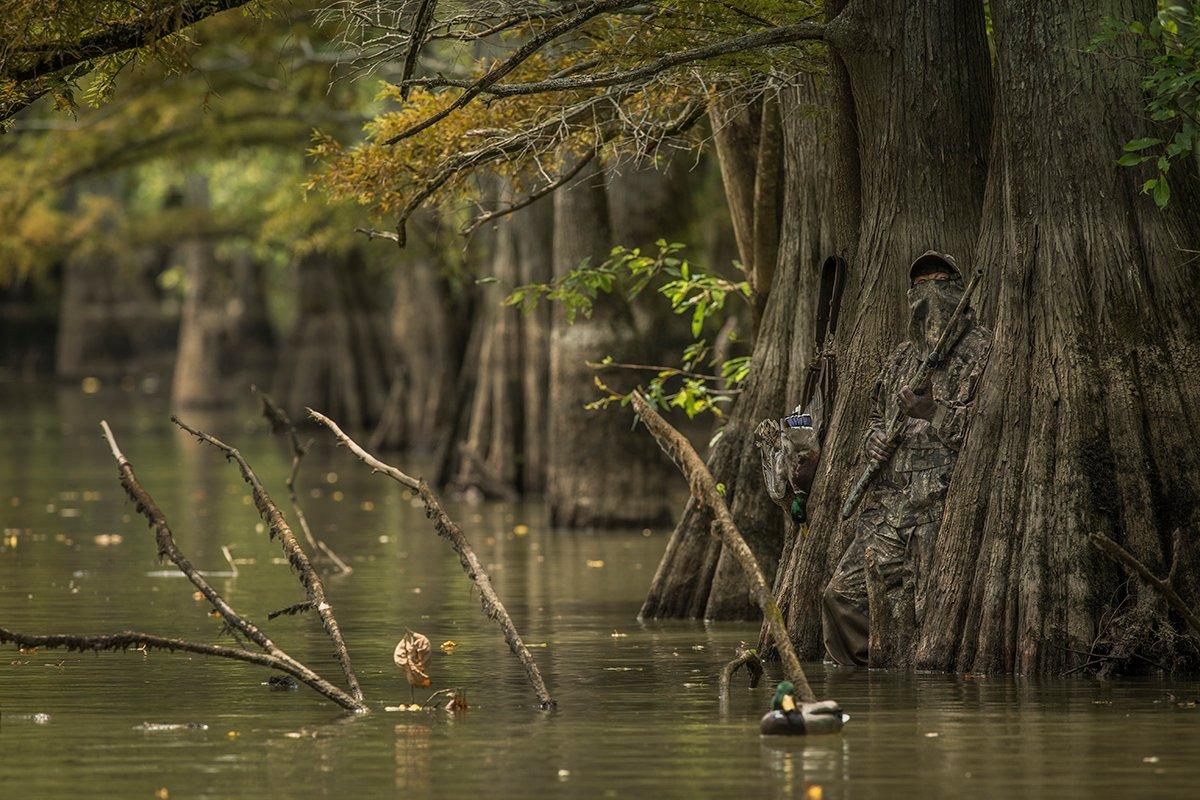 Some areas, including flooded timber or agricultural fields, are especially attractive to mallards. But finding relatively unpressured spots can prove difficult. Photo © Bill Konway