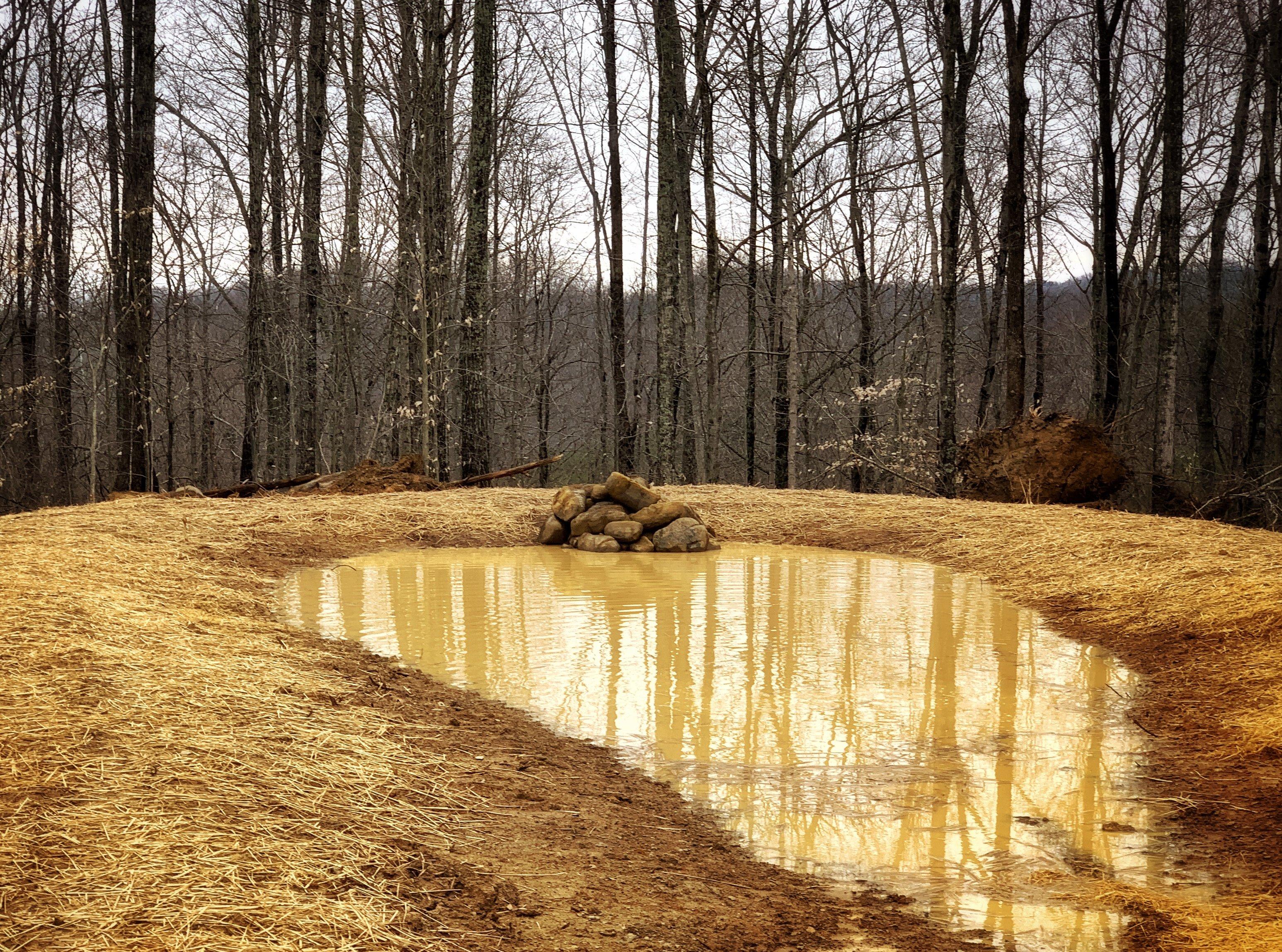 Putting in water holes (big or small) is a great way to focus deer movement in a specific location. (Bill Konway photo)