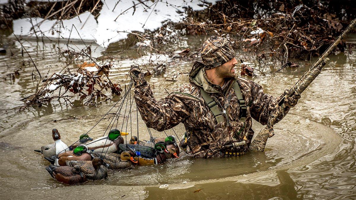 Some basic equipment can have you hunting small sloughs, ponds, creeks and backwaters in no time. Photo © Bill Konway