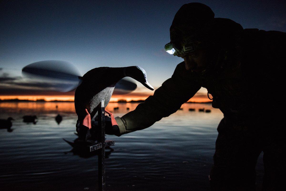 Decoys that don't move look fake, and ducks and geese recognize that. Keep your spread moving this fall. Photo © Mike Reed