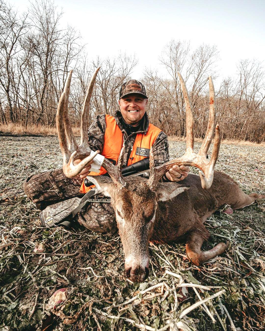 After recovering the buck, Kelley realized it was much bigger than he expected it to be. Image by Small Town Hunting