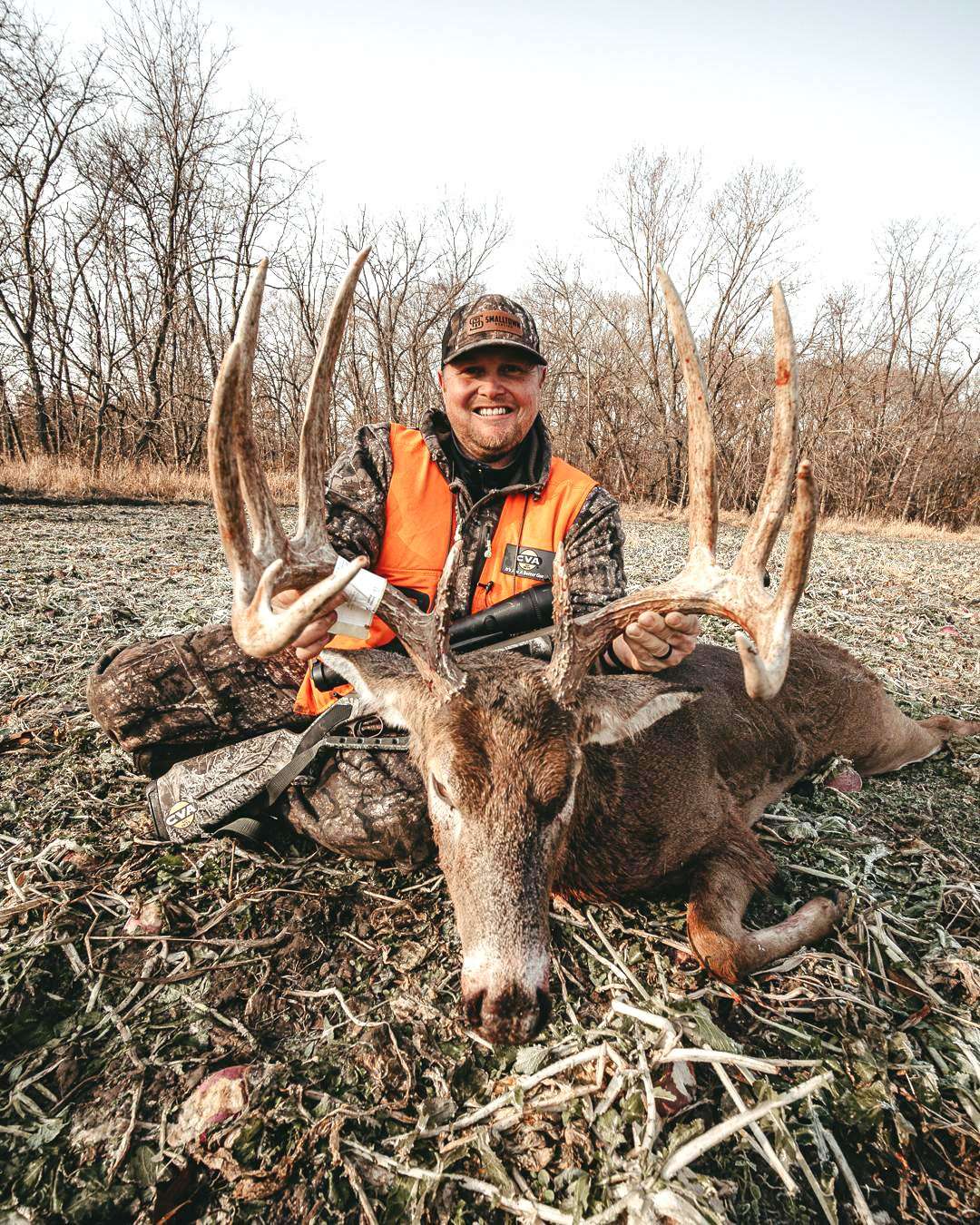 After recovering the buck, Kelley realized it was much bigger than he expected it to be. Image by Small Town Hunting