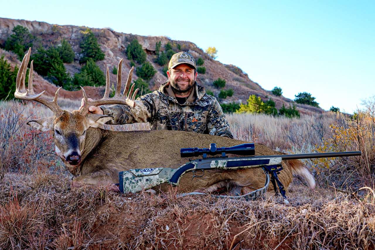 Barthel chased this Oklahoma buck for years, and finally caught up to it. Image courtesy of Cole Barthel Barthel chased this Oklahoma buck for years, and finally caught up to it. Image courtesy of Cole Barthel