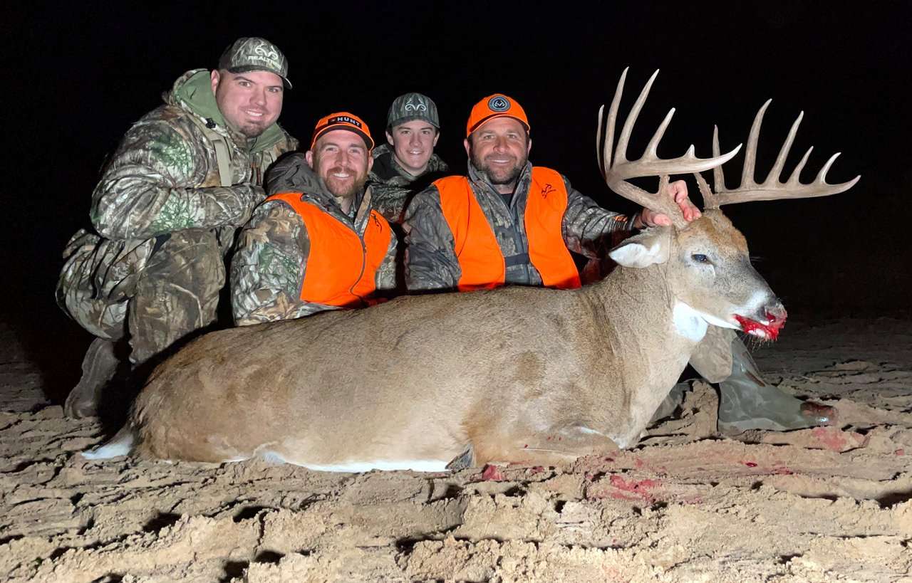 The whole crew enjoys the post-hunt celebration. Image courtesy of Cole Barthel The whole crew enjoys the post-hunt celebration. Image courtesy of Cole Barthel