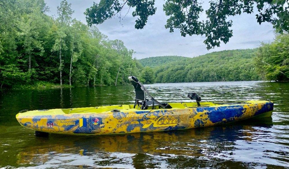 All proceeds from the kayak sales and raffle will go to Revived Soldiers Ukraine. Image by BRD Custom