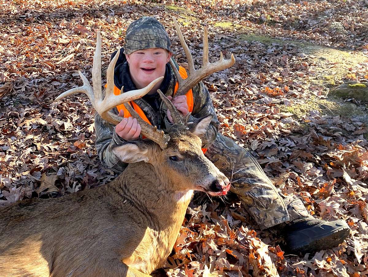 Ashton's father, Tim, missed this buck in 2021. At the time, he was frustrated. But, now he knows that his miss was meant to be. Image courtesy of Tim Copas