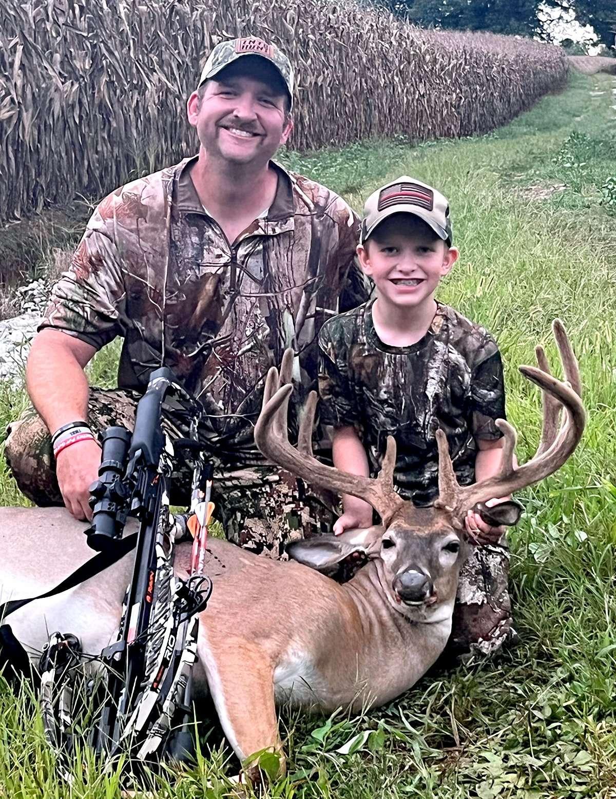 Chris and Corbin Buchanon were incredibly happy with the outcome of this hunt. Image courtesy of Chris Buchanon