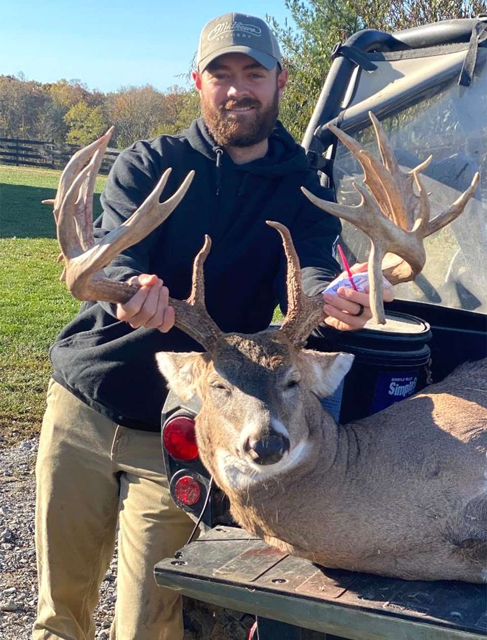 With incredible beam length, tine length, inside spread, and antler mass, this buck has it all. (Corey Richmond photo)