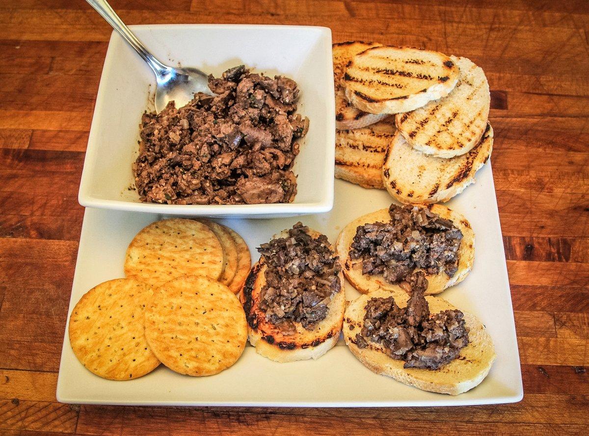 Serve the liver over toast or crackers as an appetizer.