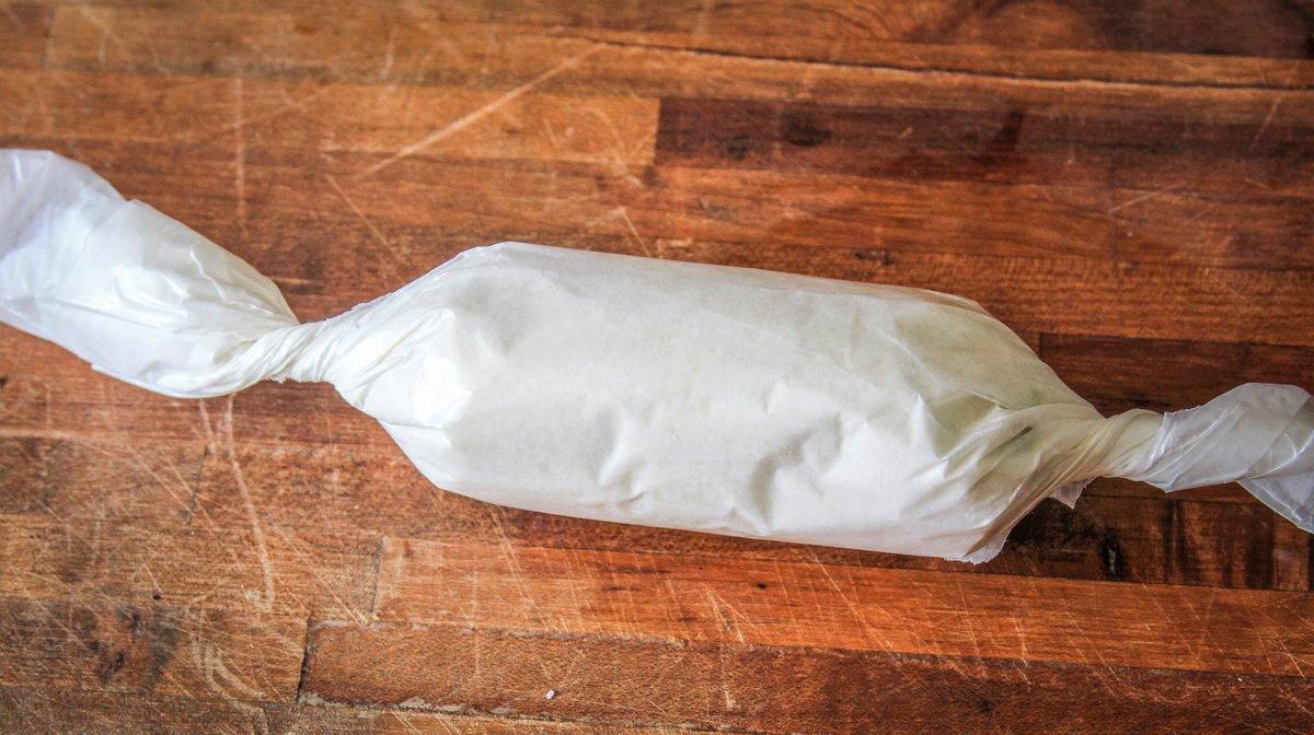 Roll your butter tightly in wax paper or plastic wrap before storing.