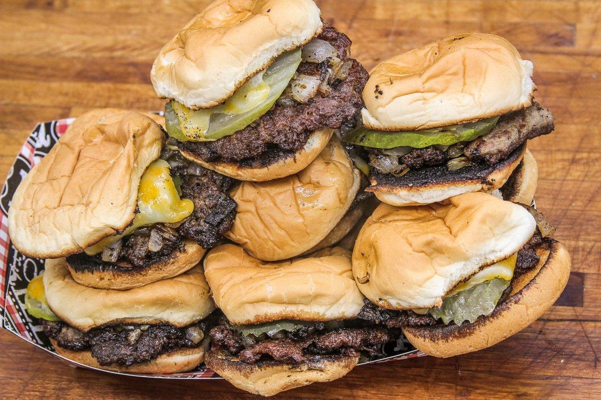 Venison Smashburger Sliders