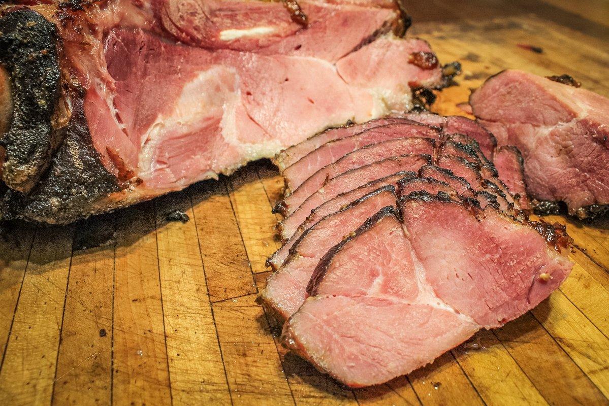 Slice the ham into steaks for dinner, or thinner for sandwiches.