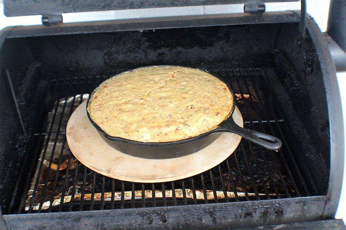 Cooking in well-seasoned cast iron allows you to cook directly on your Traeger Grill for a smoky flavor.