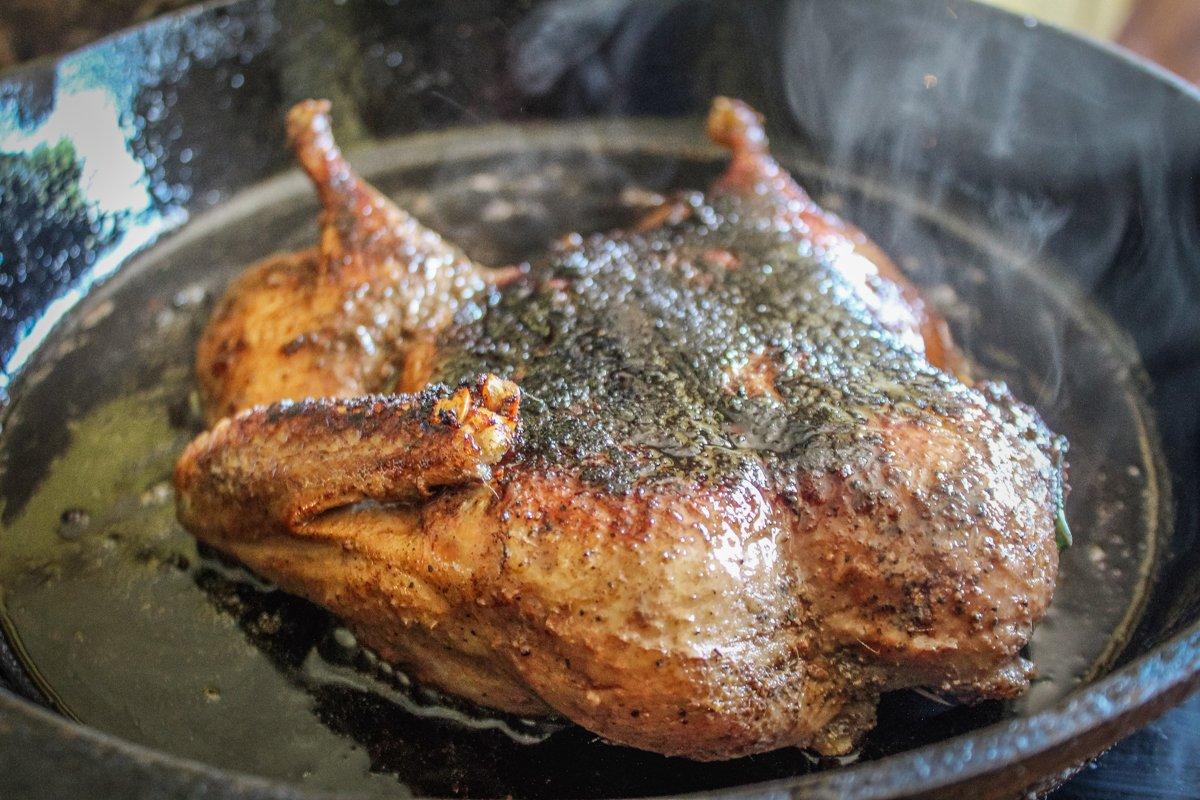 A quality cast-iron skillet lets you cook ducks quickly and evenly. Photo by Michael Pendley