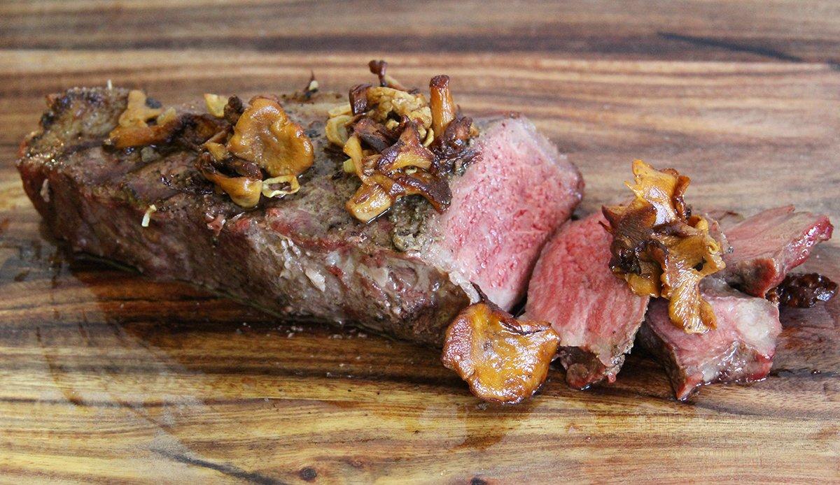 Eat the chanterelles by themselves, in an omelet, or just spooned over a good steak.