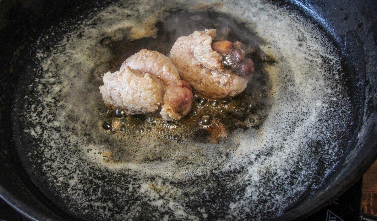 Saute in butter over medium heat until just cooked through.