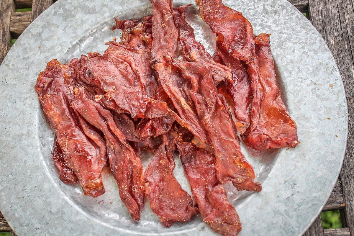 Pack a bag of rabbit belly jerky on your next outdoor trip.