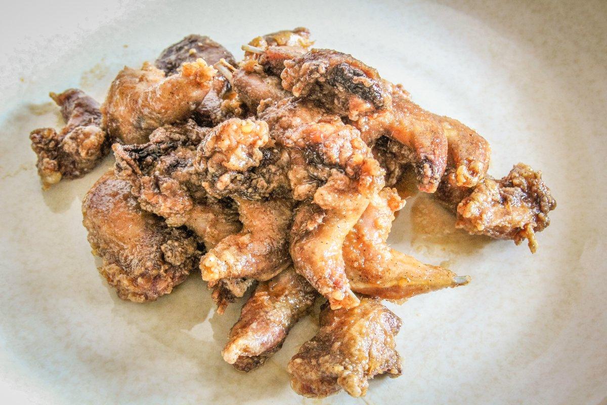 Honey Bourbon Squirrel Wings