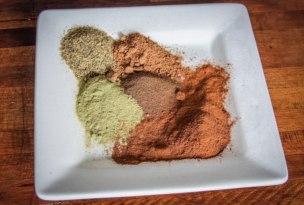 The spice blend for this recipe gives it a peppery kick and a bit of sweetness.