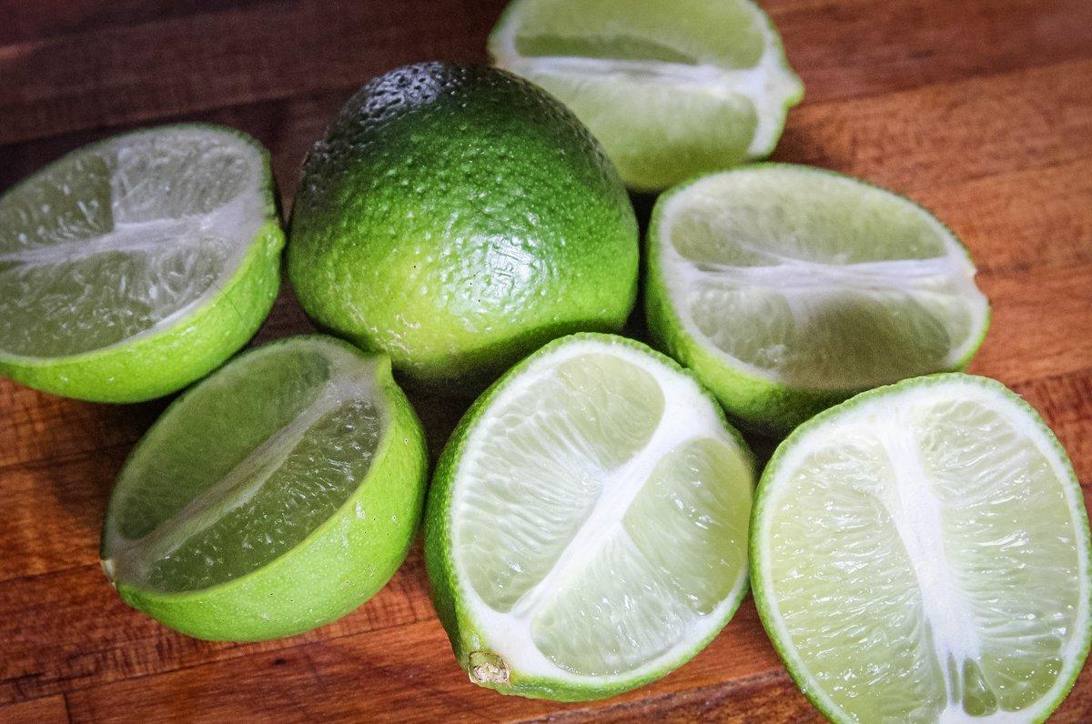 Lime juice gives the marinade a tropical kick.