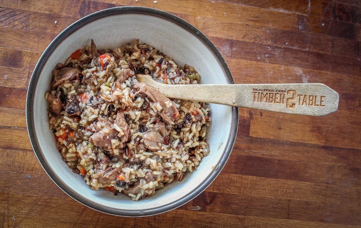 Serve the dirty rice as a flavorful side dish, or just eat a bowl as a complete meal.