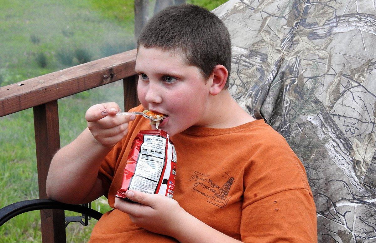 Chip bag tacos are a hit with every kid, big or little, in camp.