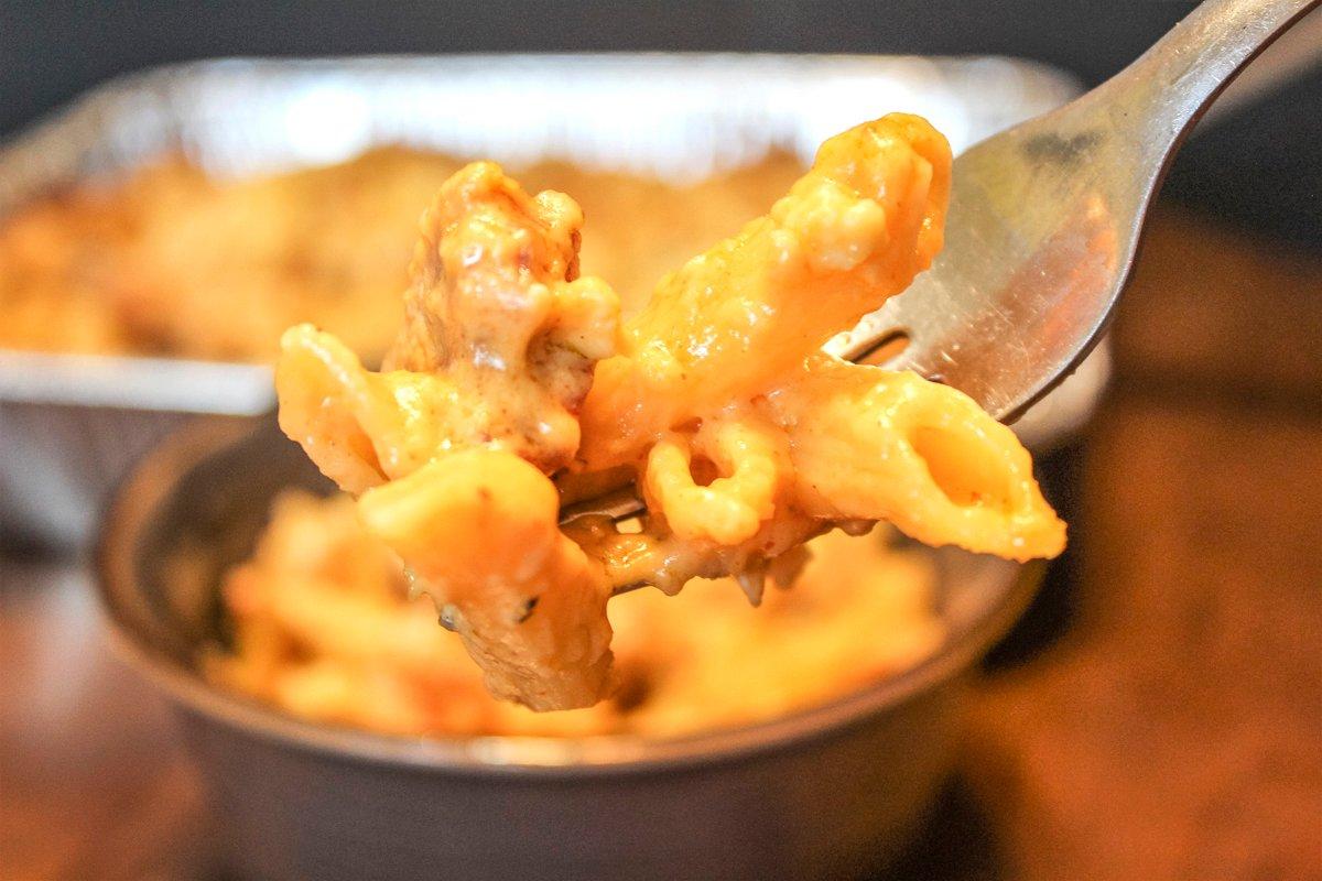 With pasta, plenty of cheese, and chunks of smoked wild turkey, this mac n cheese is hearty enough to be a complete meal.