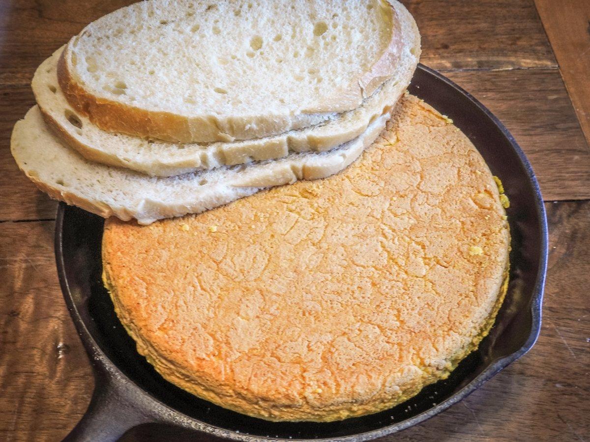 Use a combination of sourdough and cornbread for extra flavorful dressing.