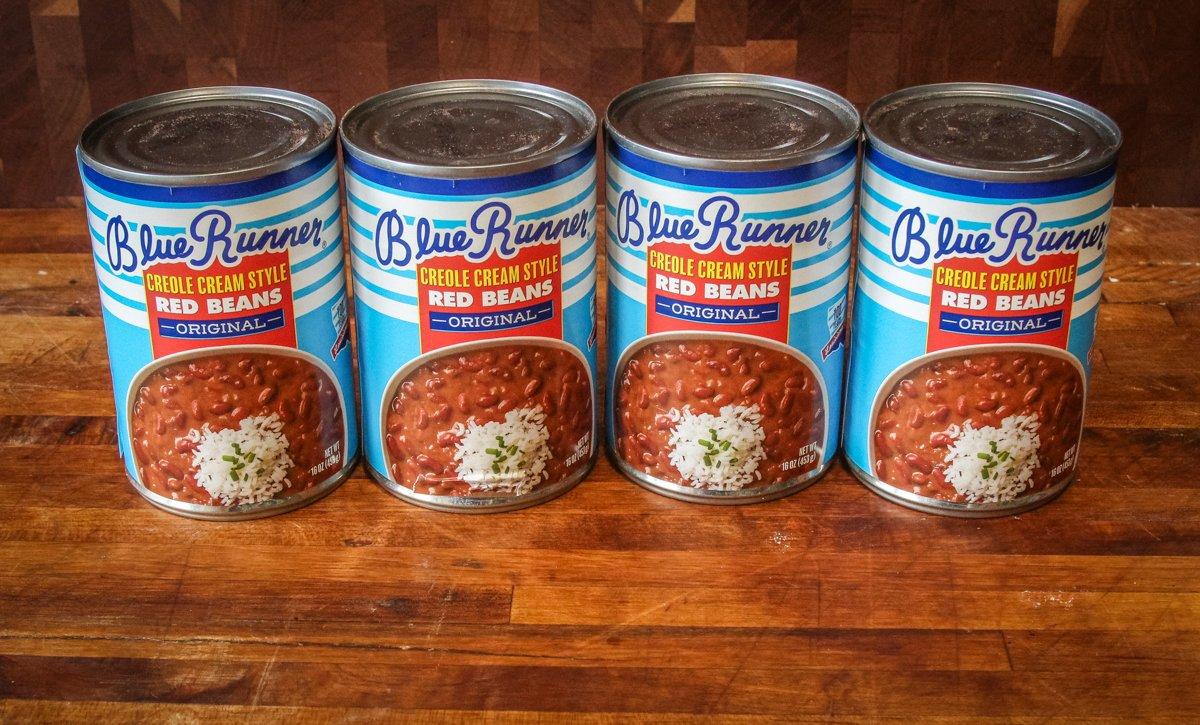 Start with your favorite canned red beans.