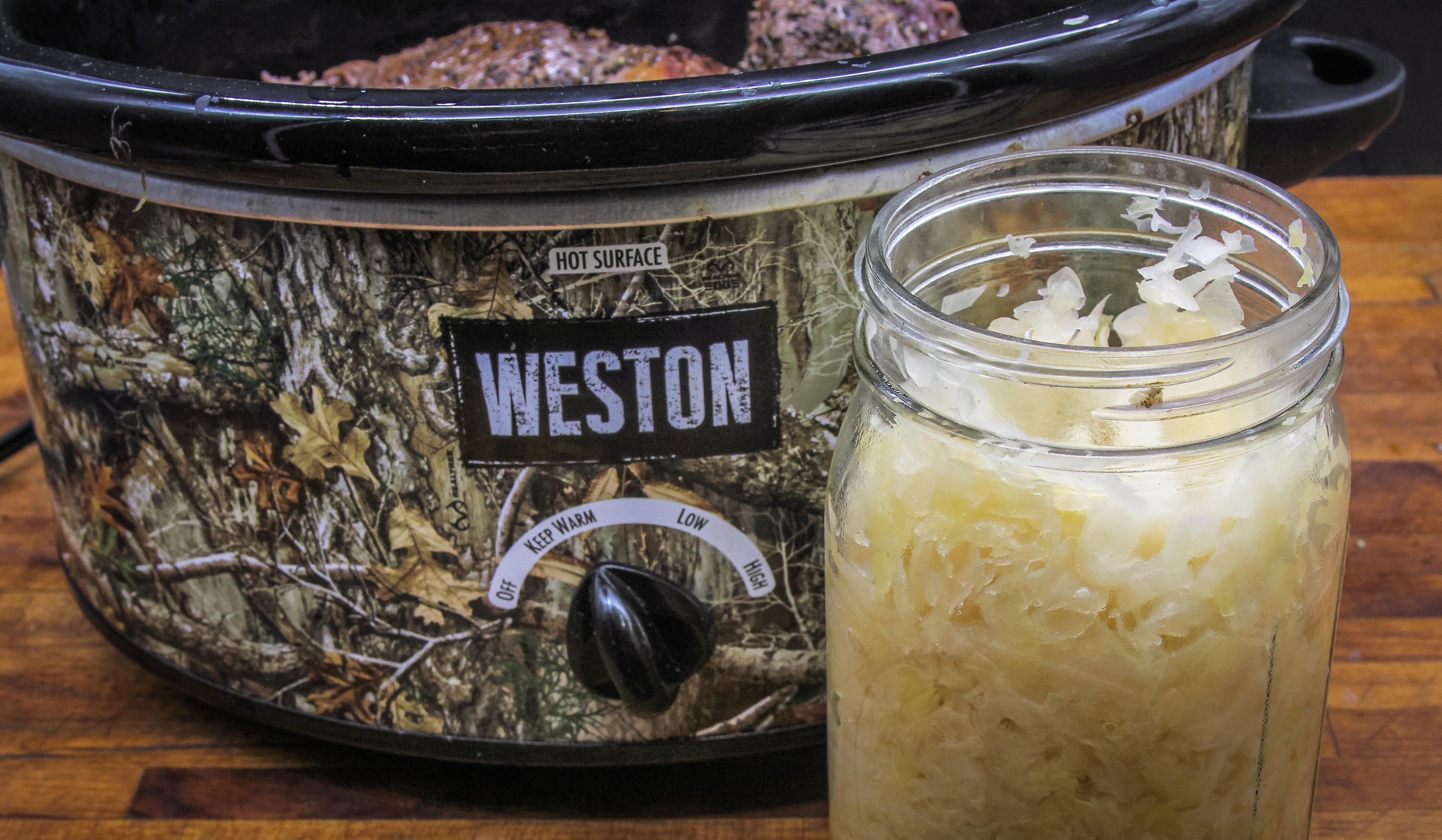 Use homemade sauerkraut or your favorite commercially produced variety.