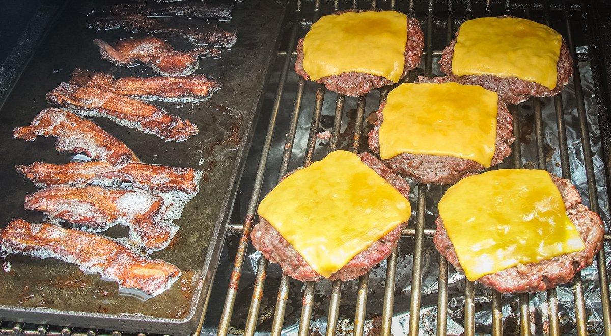 Add cheese when the burgers are almost finished grilling.