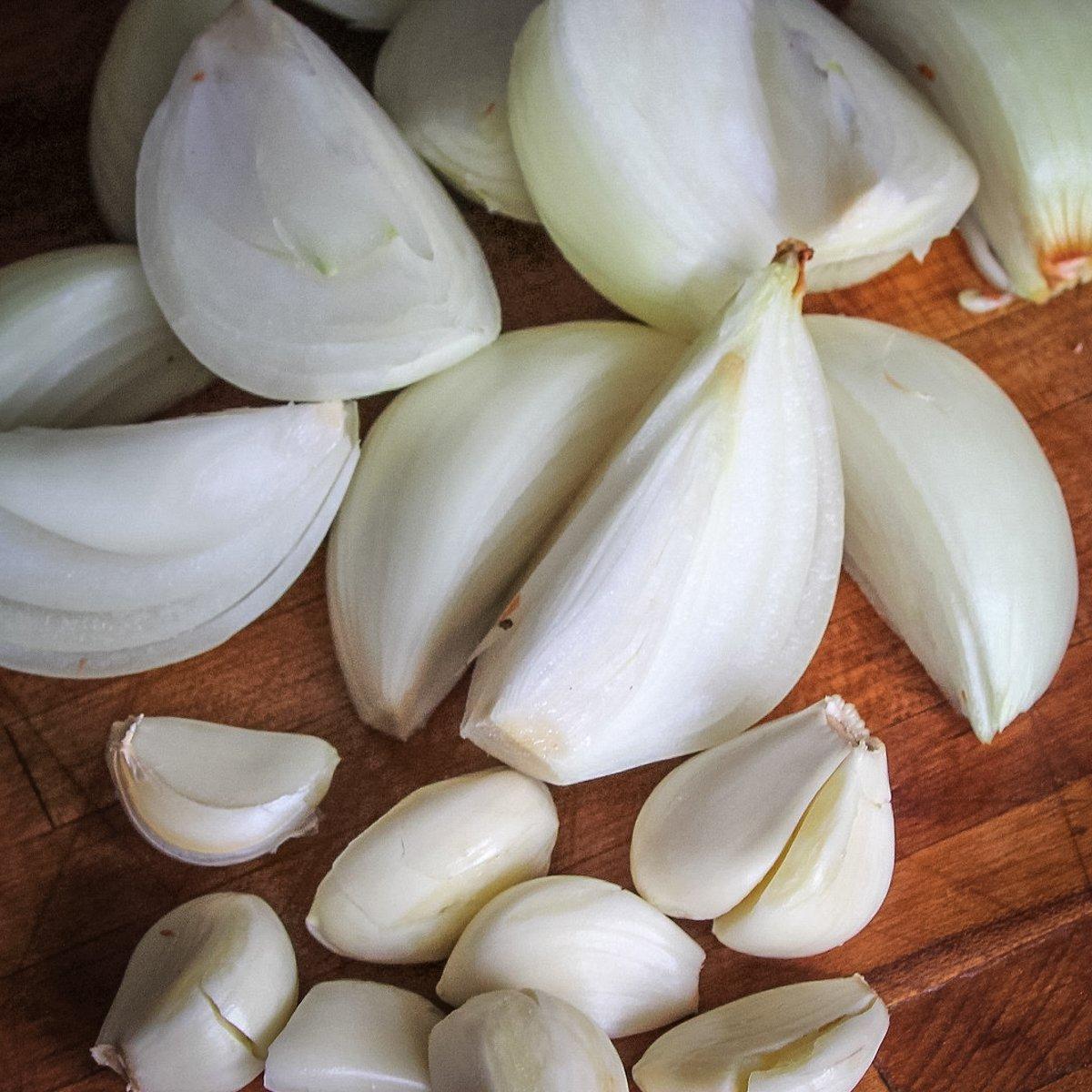 Start with garlic and onions for plenty of flavor.