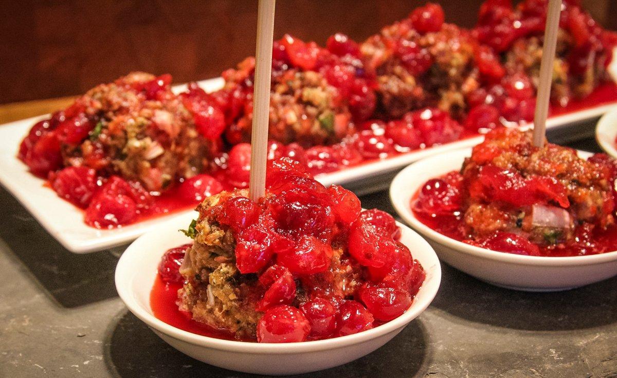Venison Meatballs with Bourbon Cranberry Sauce Recipe