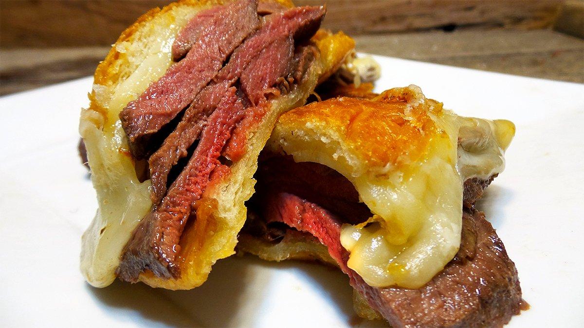 Thinly slice the venison and serve it as is, or pile it high on a sandwich.