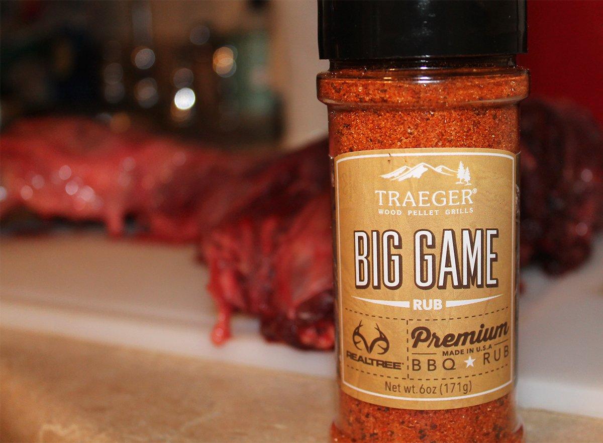 Season the whistlepig well with your favorite BBQ rub before smoking.