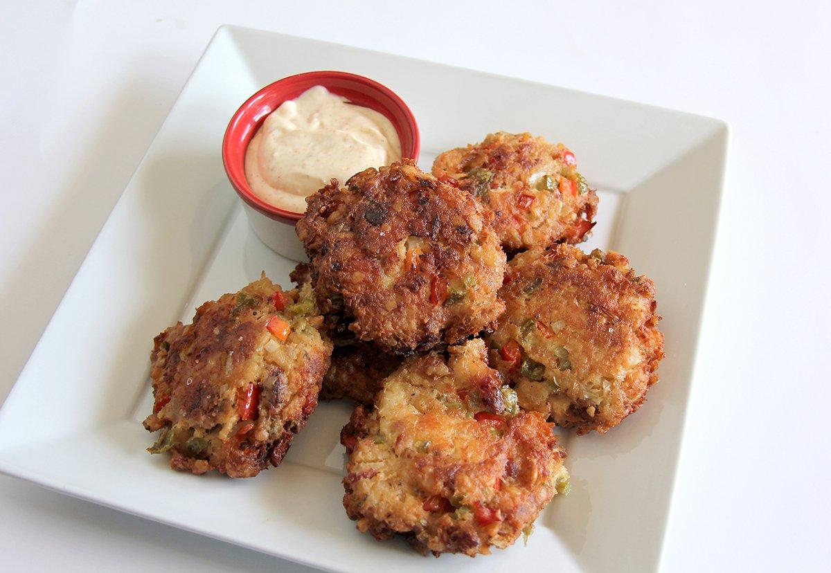 A combination of smoke and spice make these fish cakes stand out from other recipes.