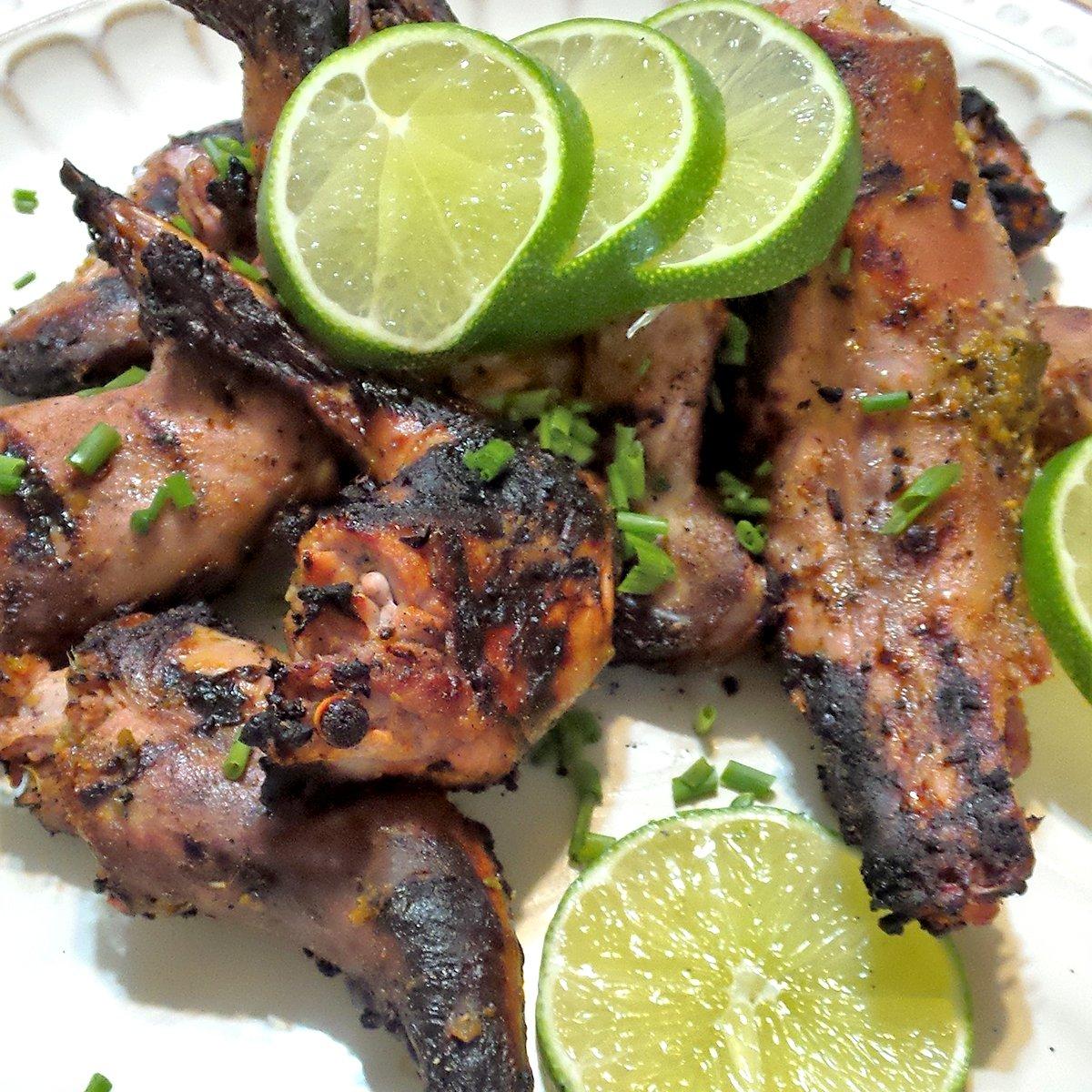 The marinade imparts a citrus zing to the squirrel that holds up well to the smoky grilled flavor. 