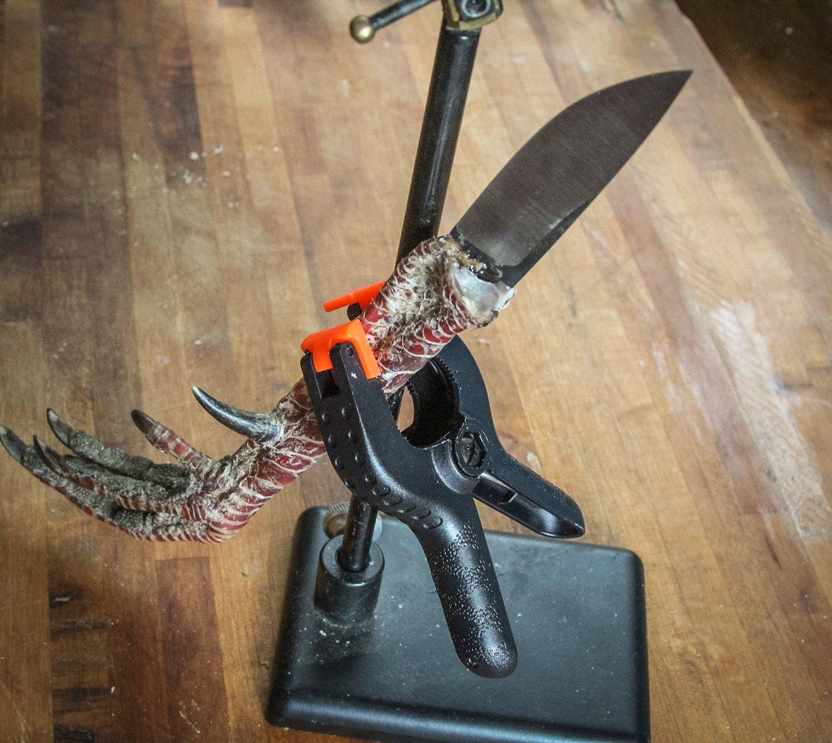 Spring Clamp or Tape