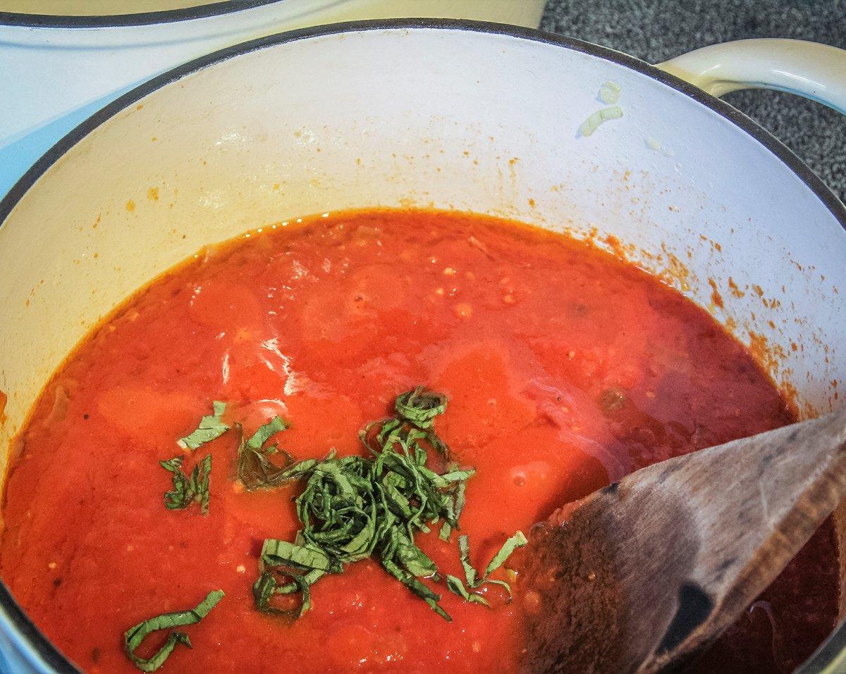 Start the sauce well before frying the turkey so that it can simmer while you cook the rest of the dish.